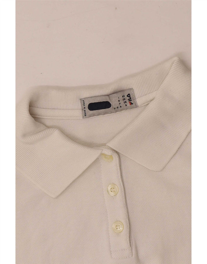Fila ærmeløs poloshirt til kvinder IT 42 Medium White