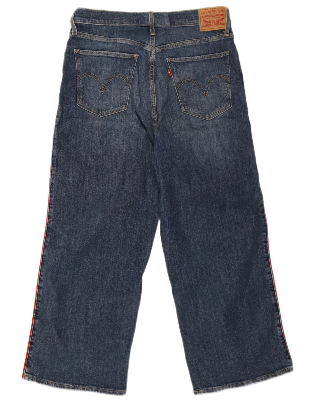 Levi's Womens High Rise Cropped Jeans W29 L25 Blå Bomuld