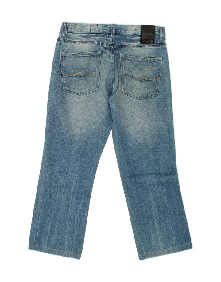 JACK & JONES Mens Straight Jeans W32 L28  Blue Vintage Jack & Jones and Second-Hand Jack & Jones from Messina Hembry 