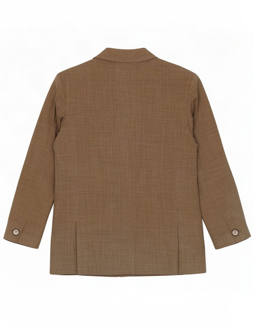 Max Mara Dame Dobbeltradet Blazer Jacket UK 16 Large Khaki Virgin Wool