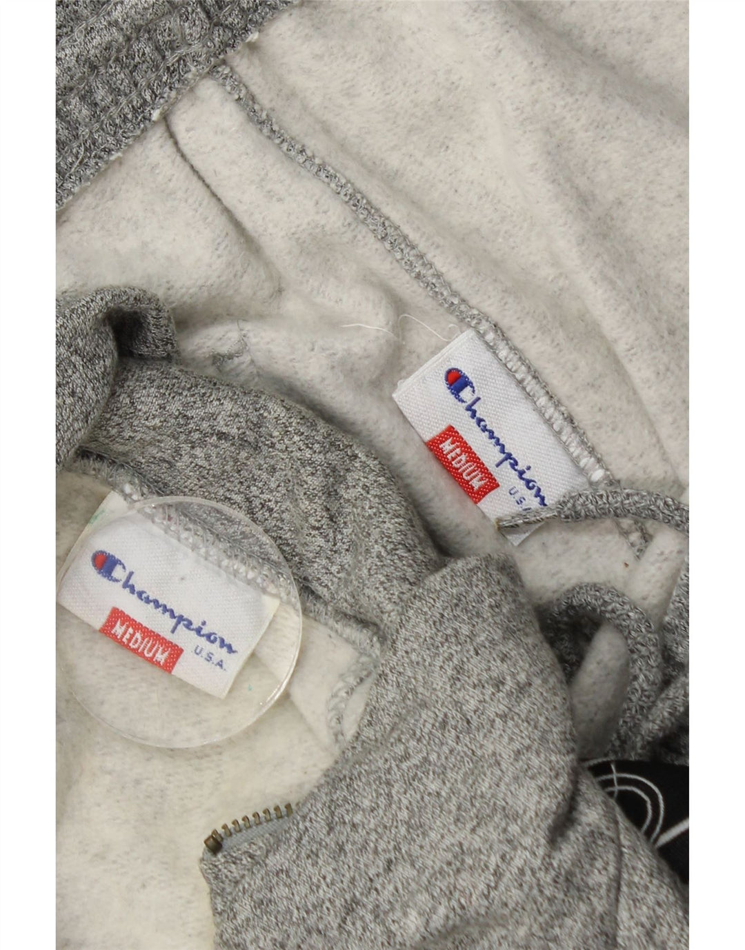 Champion Herre grafisk hel træningsdragt Medium Grey Flecked Bomuld