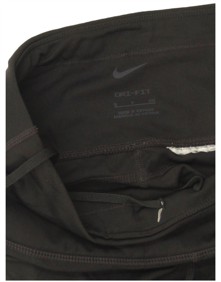 Nike Dame Leggings UK 10 Small Black