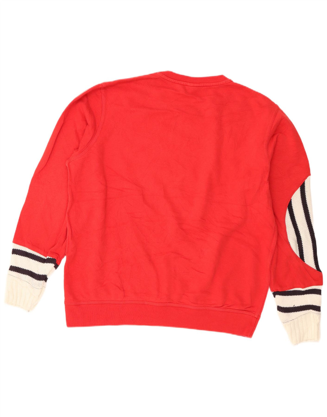 Nike Herre Sweatshirt Jumper XL Rød Colourblock Bomuld