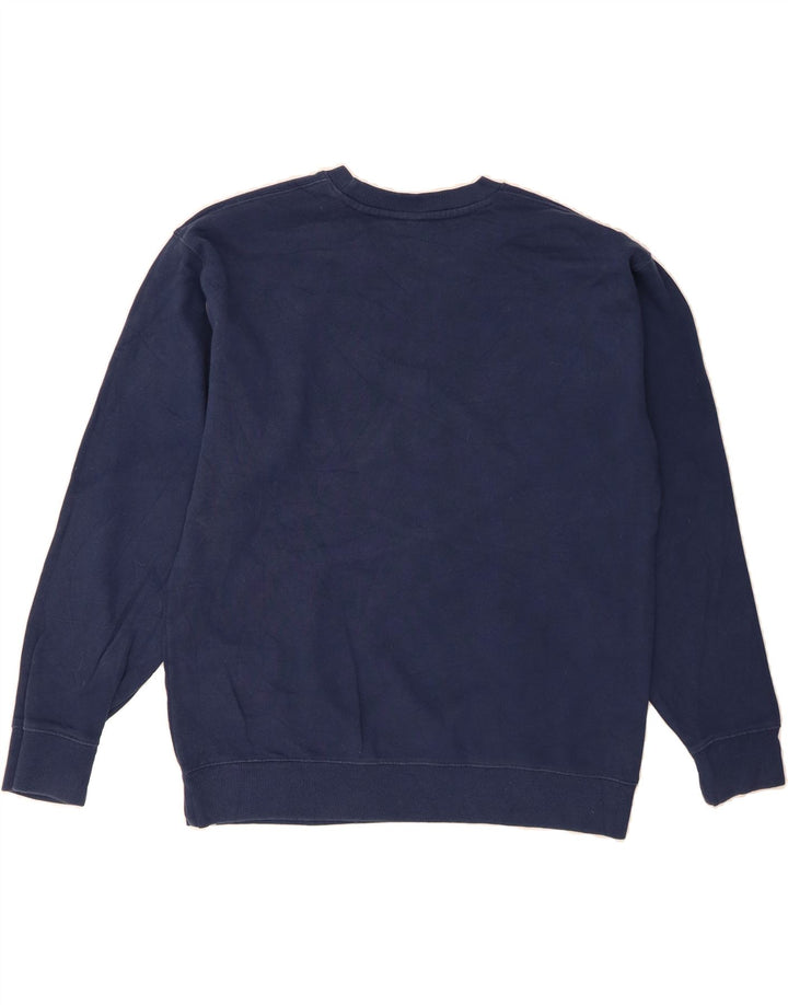 EDDIE BAUER Mens Sweatshirt Jumper Large Navy Blue Cotton Vintage Eddie Bauer and Second-Hand Eddie Bauer from Messina Hembry 