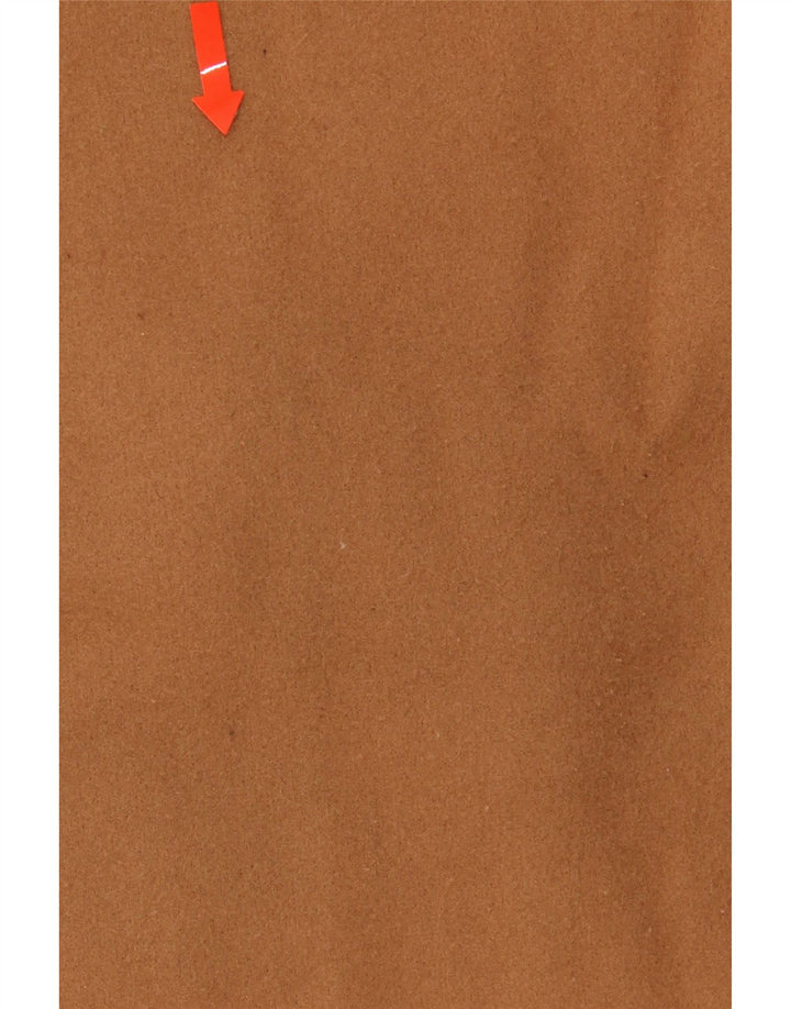 TOPSHOP Womens Overcoat UK 10 Small  Brown Polyester Vintage Topshop and Second-Hand Topshop from Messina Hembry 