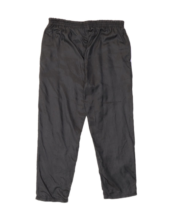 Vintage træningsdragt til mænd Joggers Medium Sort Colourblock Polyamid