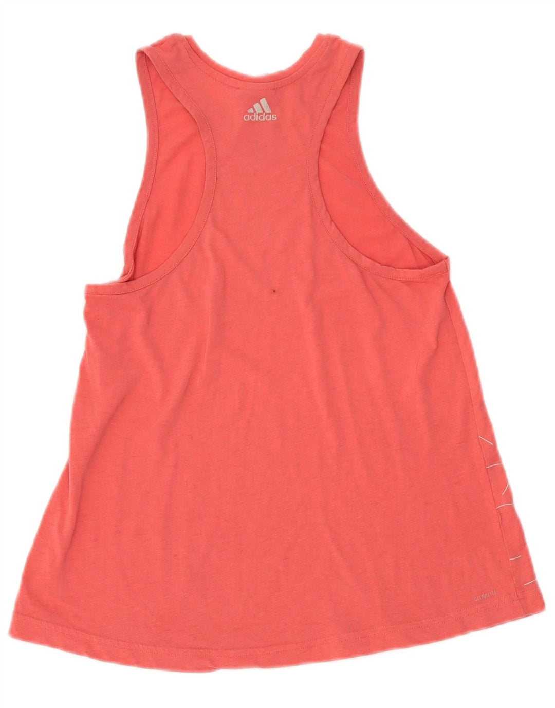 Adidas Dame Grafisk Vest Top UK 8/10 Small Pink Polyester