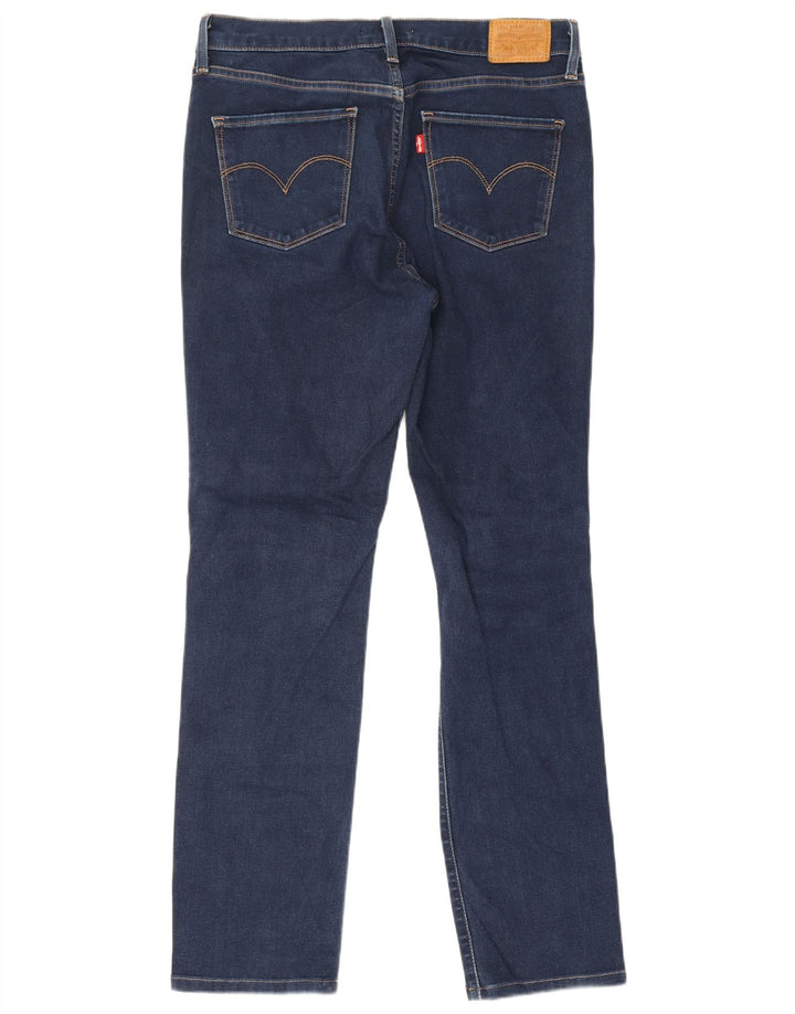Levi's Dame 312 Shaping Slim Jeans W30 L28 Marineblå Bomuld