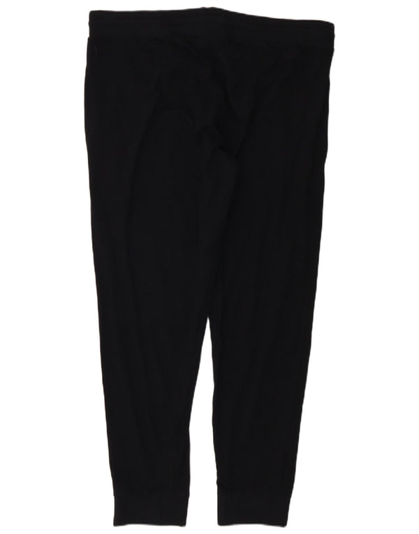 FRENCH CONNECTION Dame træningsdragt Bukser Joggers UK 18 XL Sort Bomuld
