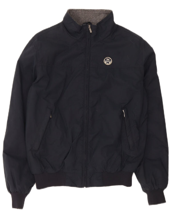 North Sails Boys Bomber Jacket 13-14 År Navy Blue Polyamid
