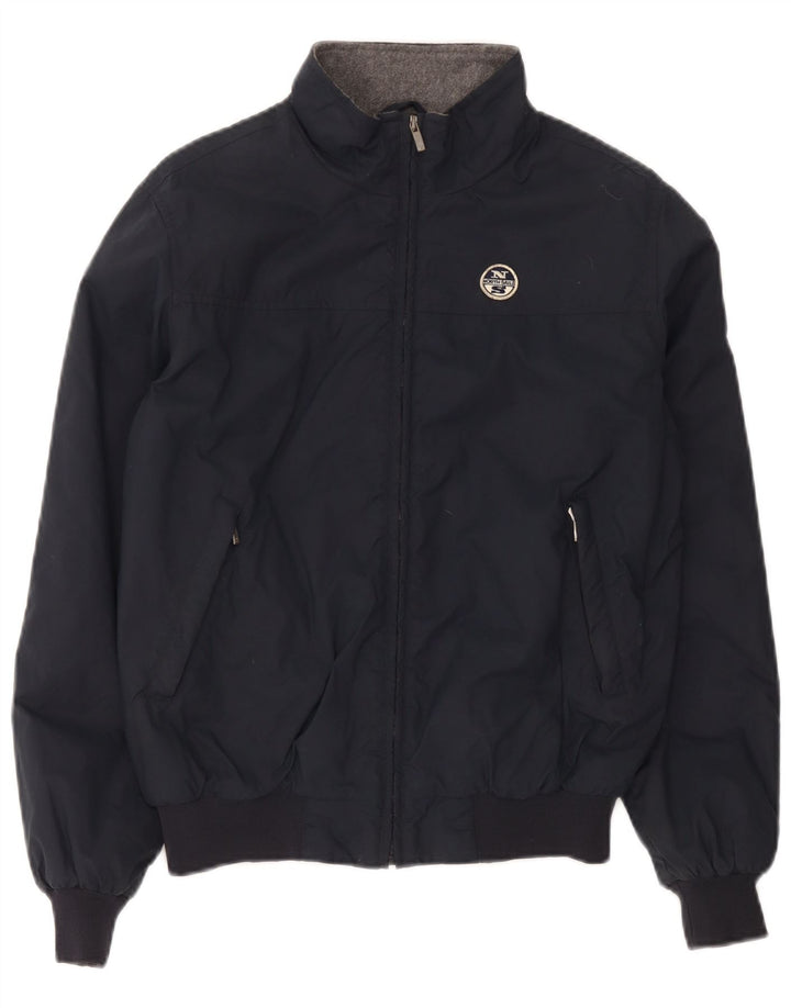 North Sails Boys Bomber Jacket 13-14 År Navy Blue Polyamid