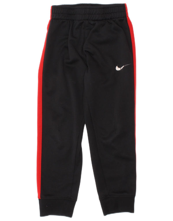 NIKE Drenge Dri Fit træningsdragt Bukser Joggers 4-5 år Small Black