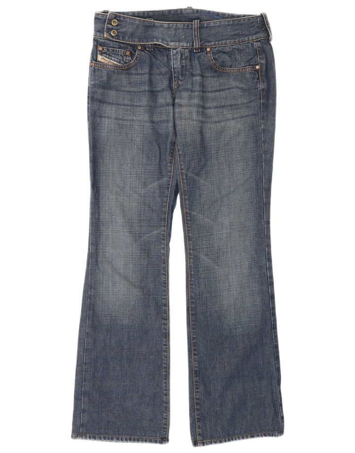 Diesel Dame Bootcut Jeans W27 L30 Blå Bomuld