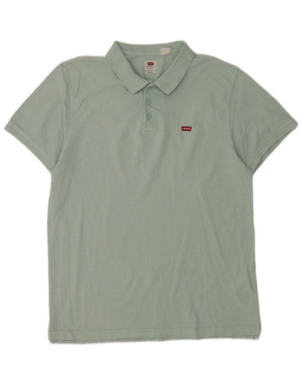 Levi's Herre Standard Fit Polo Shirt Stor Grøn Bomuld