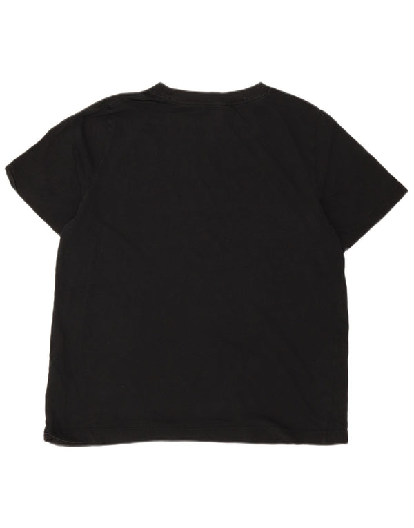 Cos Herre T-Shirt Top Medium Sort Bomuld