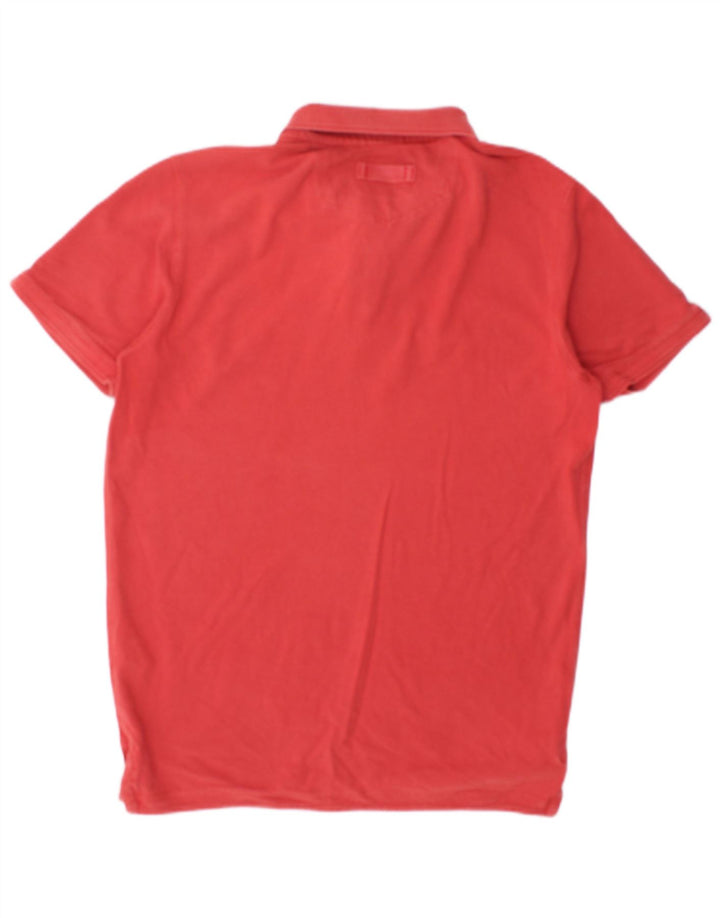 FAT FACE Poloshirt til mænd Medium rød bomuld