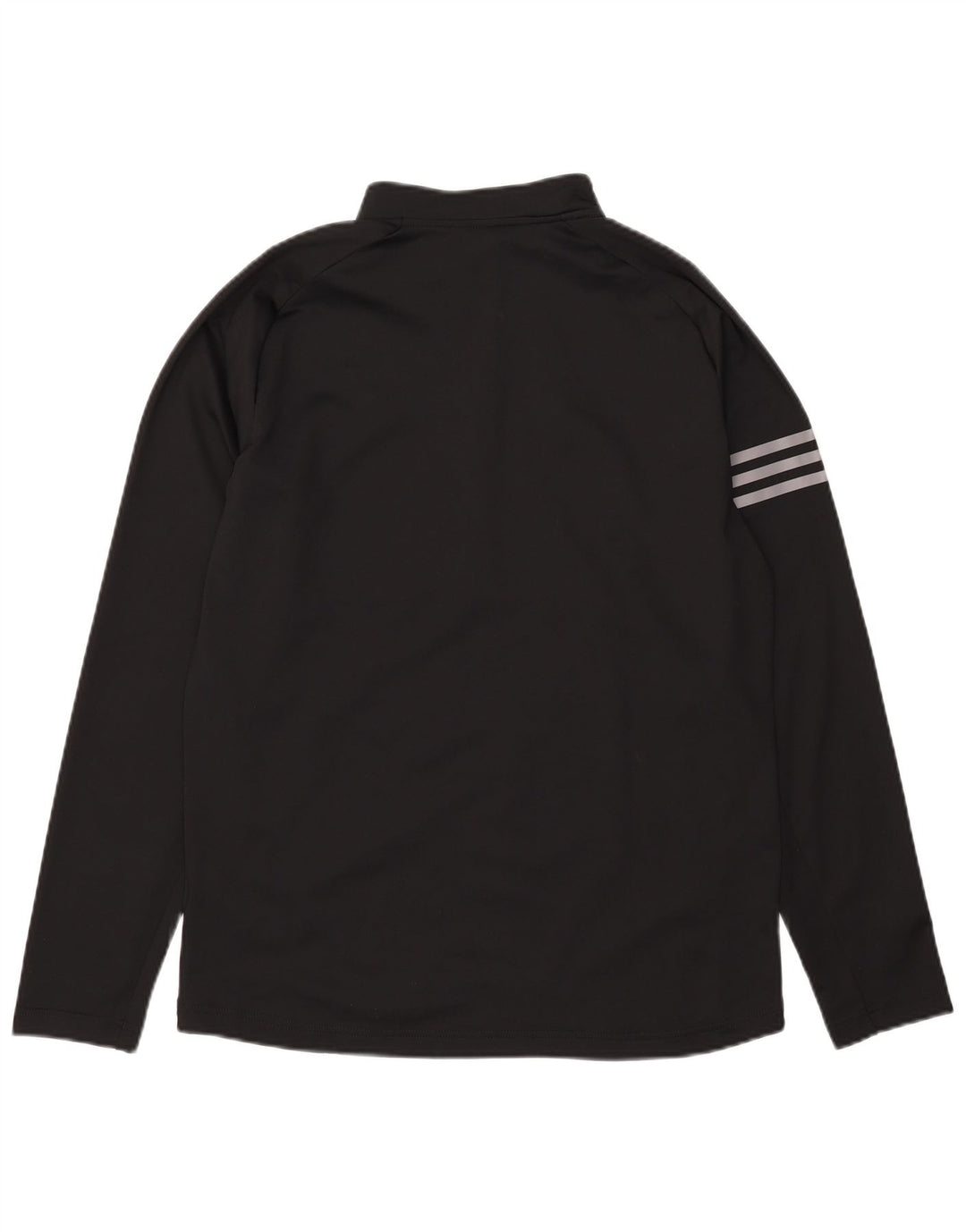 Adidas Pullover med lynlås til mænd til mænd Træningsdragt Top Medium Sort Colourblock