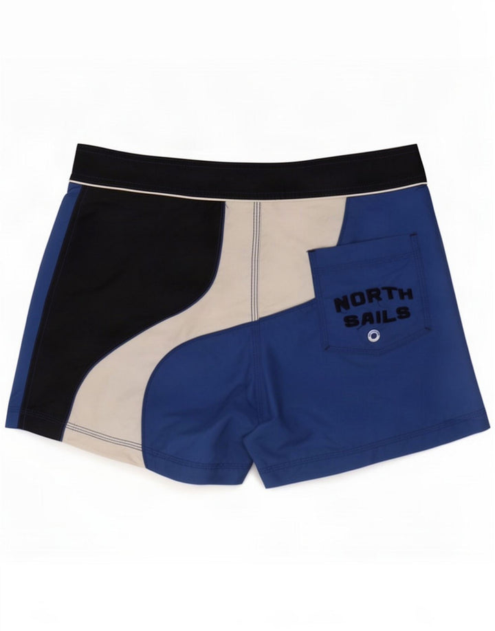 North Sails Badeshorts til mænd Small Blue Colourblock Nylon
