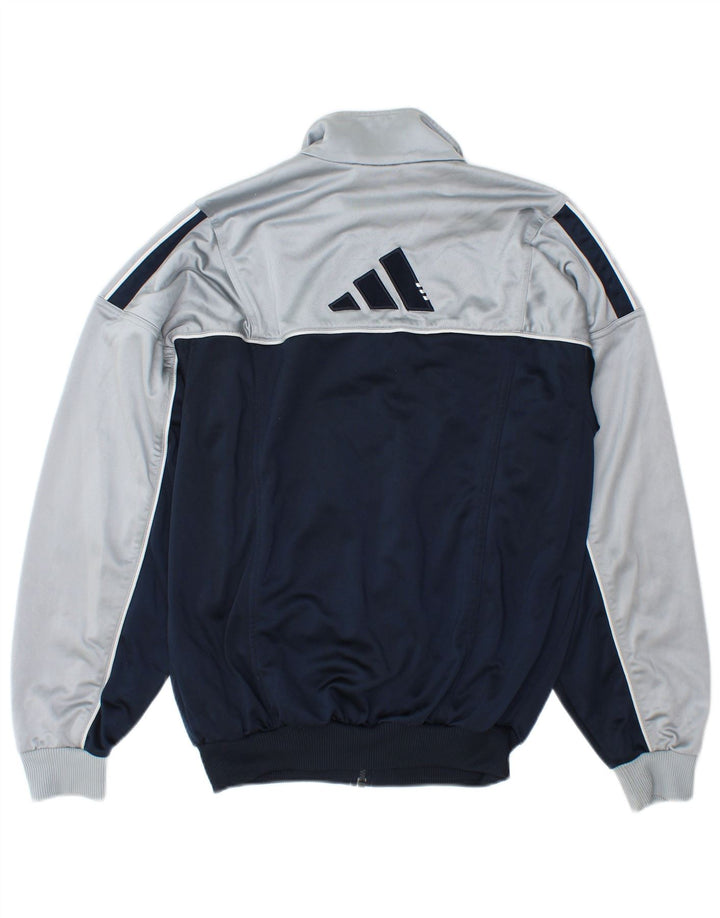 Adidas Træningsdragt til mænd Topjakke UK 32/34 XS Blå Colourblock Polyester