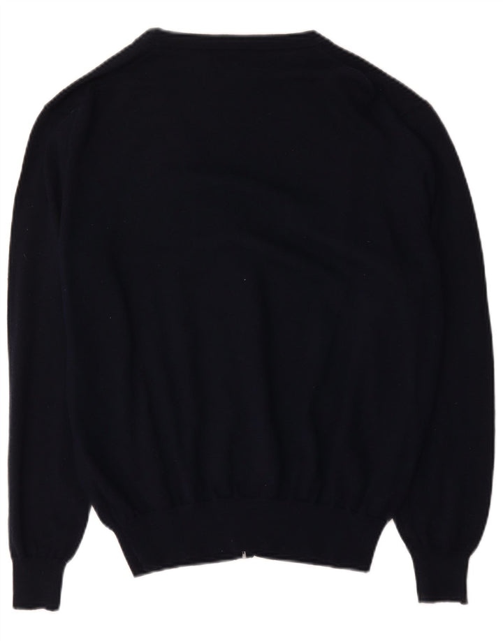 Marks & Spencer Herre cardigan sweater Stor marineblå akryl