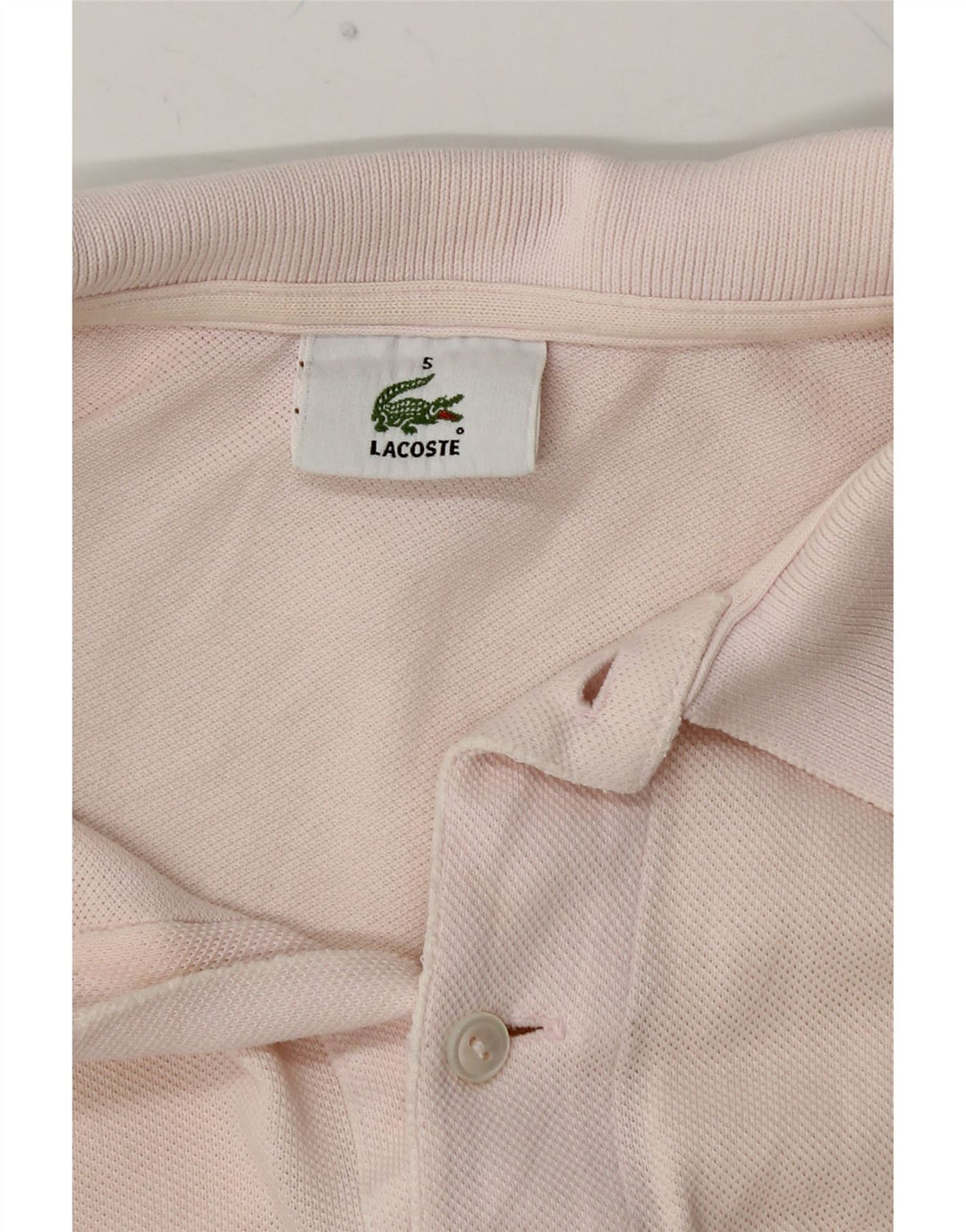 LACOSTE Poloshirt til mænd størrelse 5 Large Pink