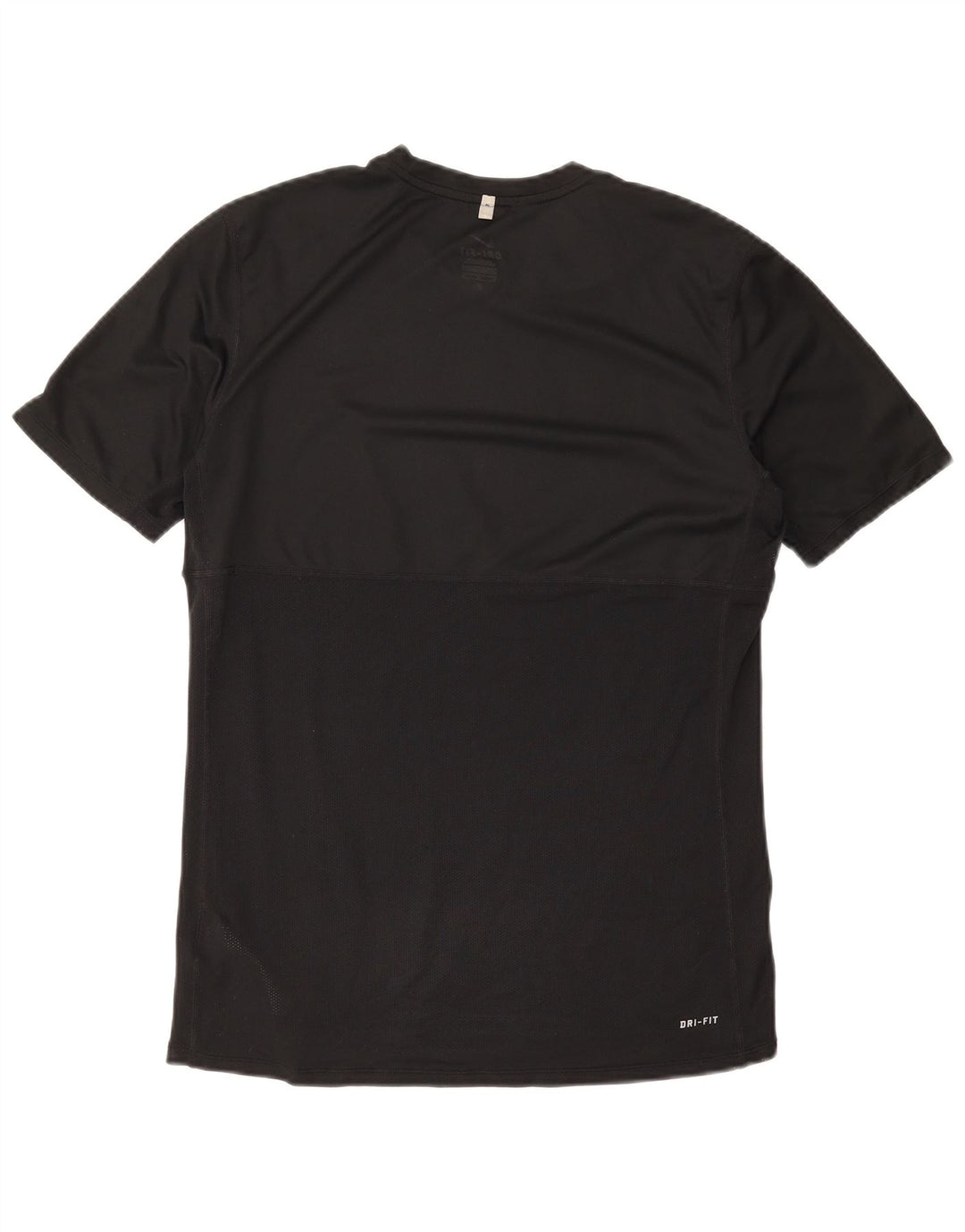 Nike Herre Dri Fit T-Shirt Top Medium Sort Polyester Sports