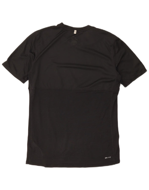 Nike Herre Dri Fit T-Shirt Top Medium Sort Polyester Sports