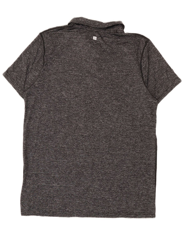 Mountain Warehouse Herre IsoCool Polo Shirt Medium Grey Flecked Polyamid