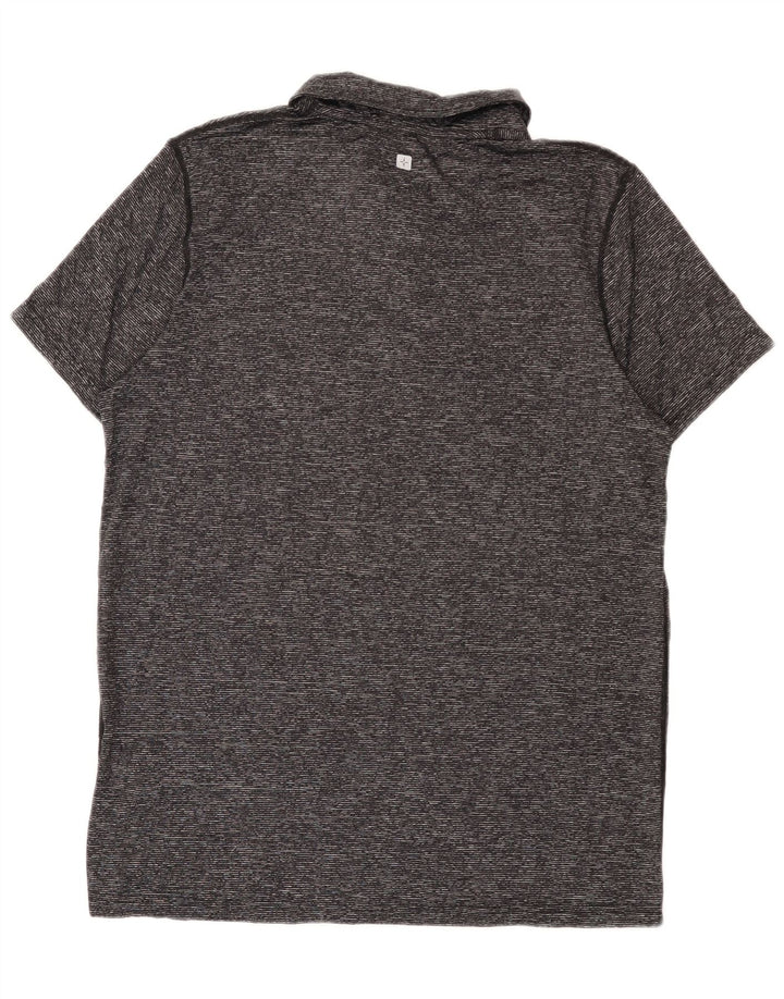 Mountain Warehouse Herre IsoCool Polo Shirt Medium Grey Flecked Polyamid