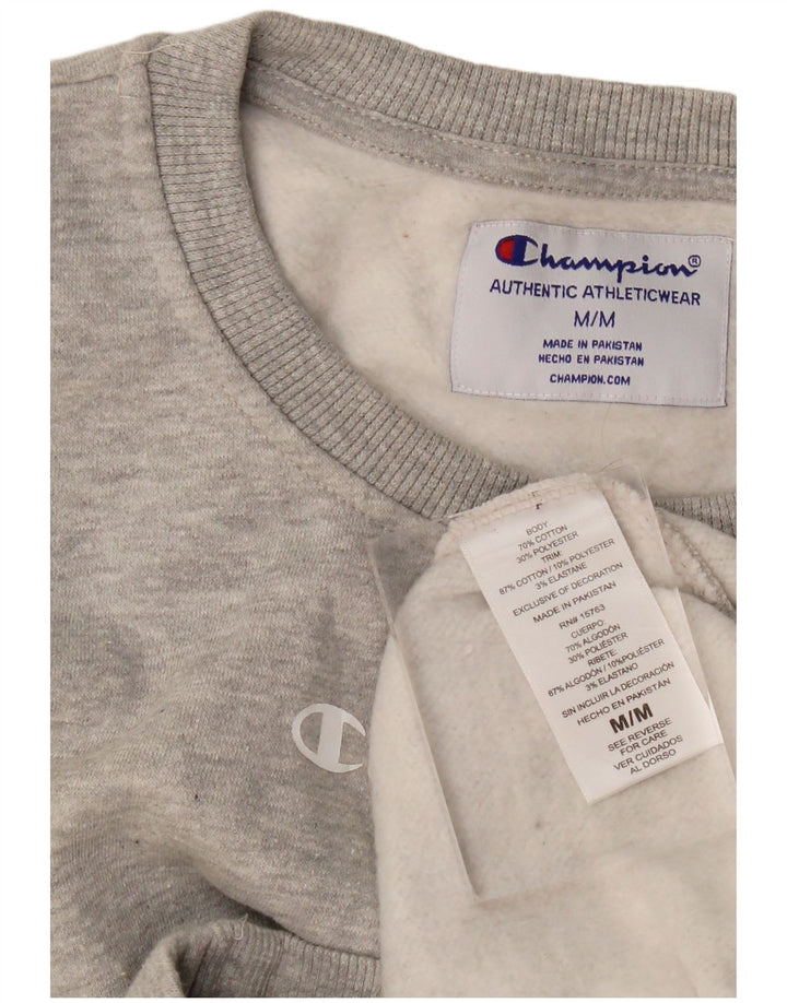 Champion Herre Sweatshirt Jumper Medium Grå Bomuld