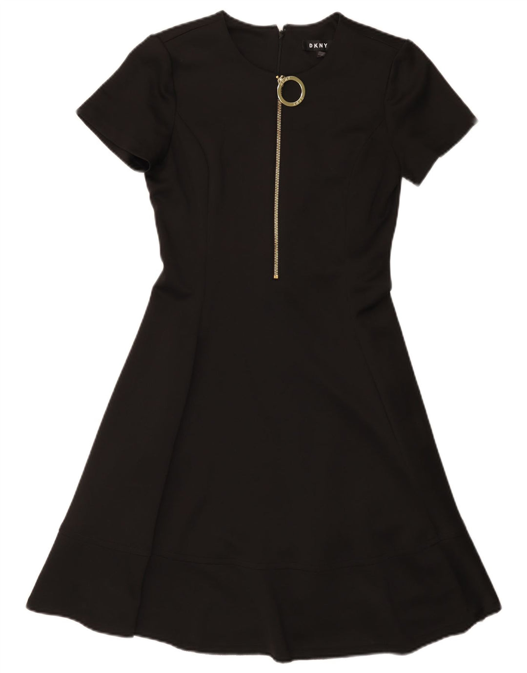 Dkny Dame A-Line Kjole US 4 Lille Sort Polyester
