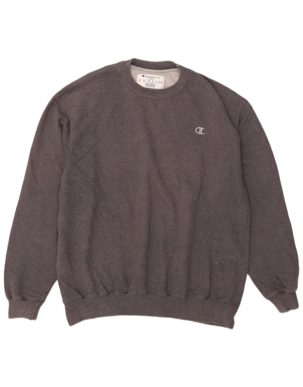 Champion Herre Sweatshirt Jumper XL Grå Bomuld