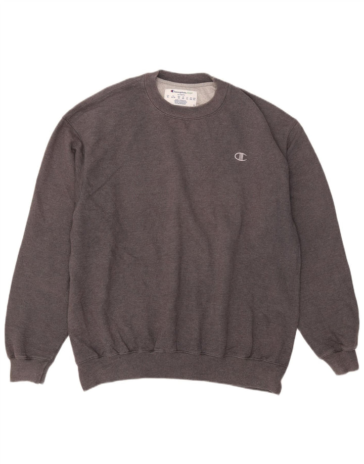 Champion Herre Sweatshirt Jumper XL Grå Bomuld