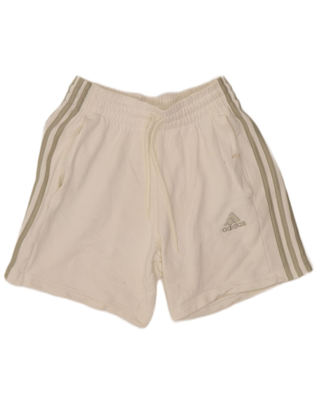 Adidas sportsshorts til kvinder UK 8 Small White Bomuld