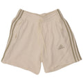 Adidas sportsshorts til kvinder UK 8 Small White Bomuld