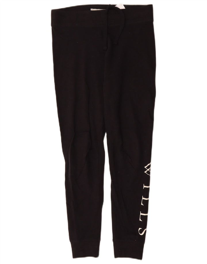 Jack Wills Grafiske Leggings til kvinder UK 10 Lille sort bomuld