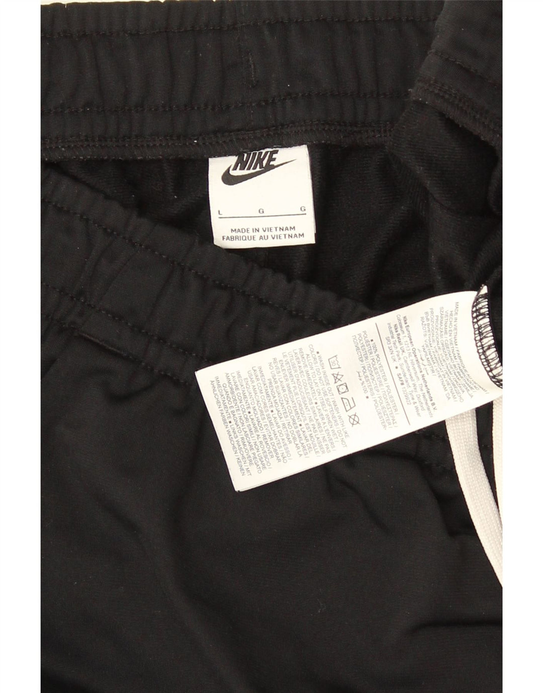 Nike Træningsdragt bukser til mænd Joggers Large Sort Colourblock Polyester