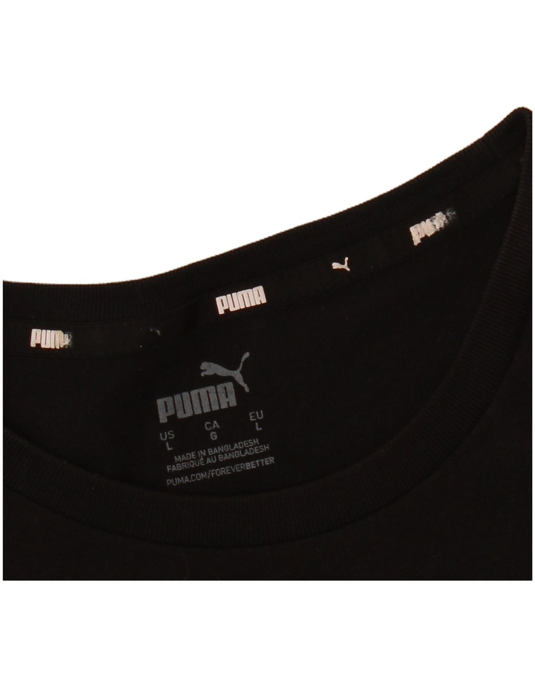 Puma Herre Grafisk T-Shirt Top Stor Sort