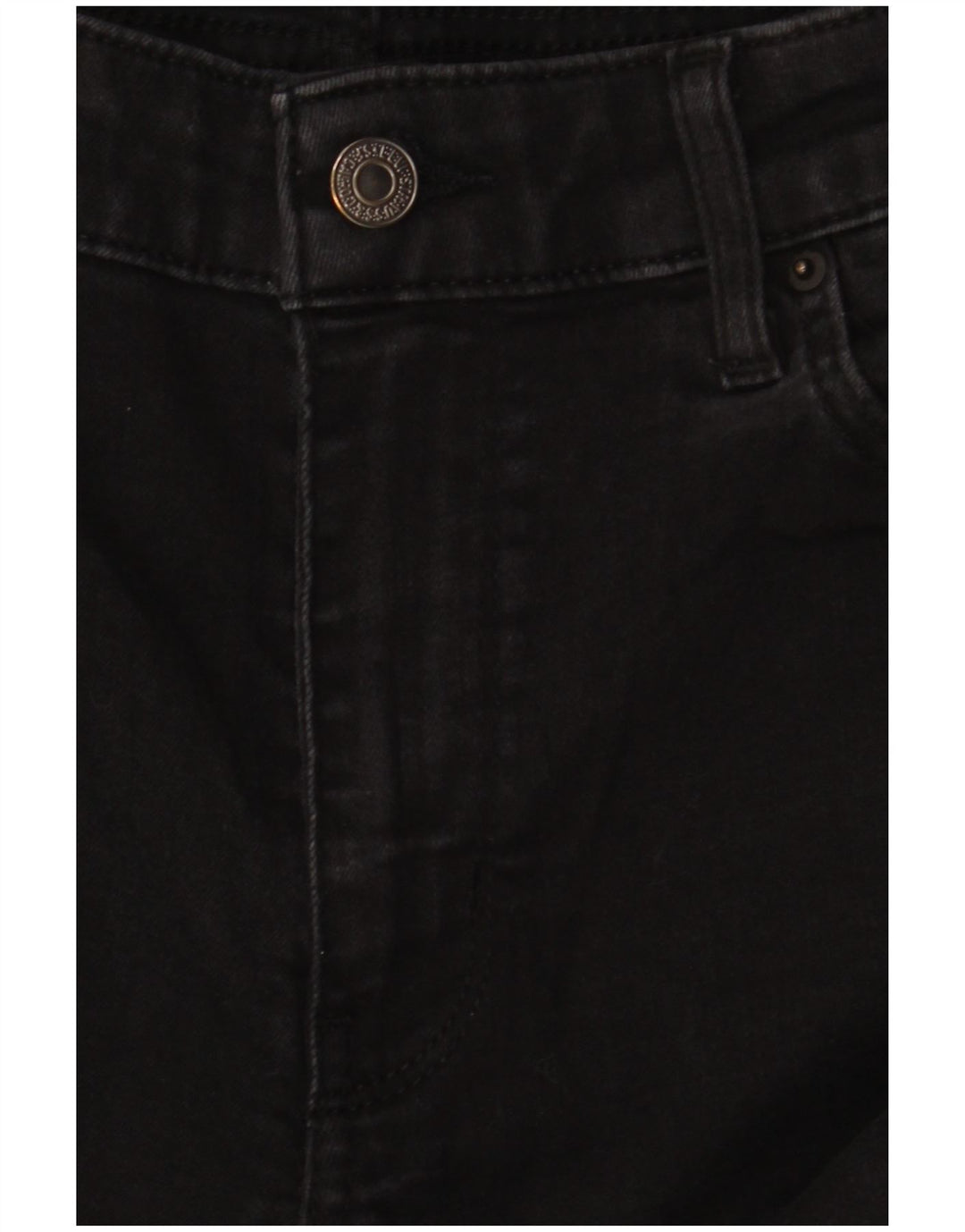 Levi's Dame 711 Skinny Jeans W32 L30 Sort Bomuld