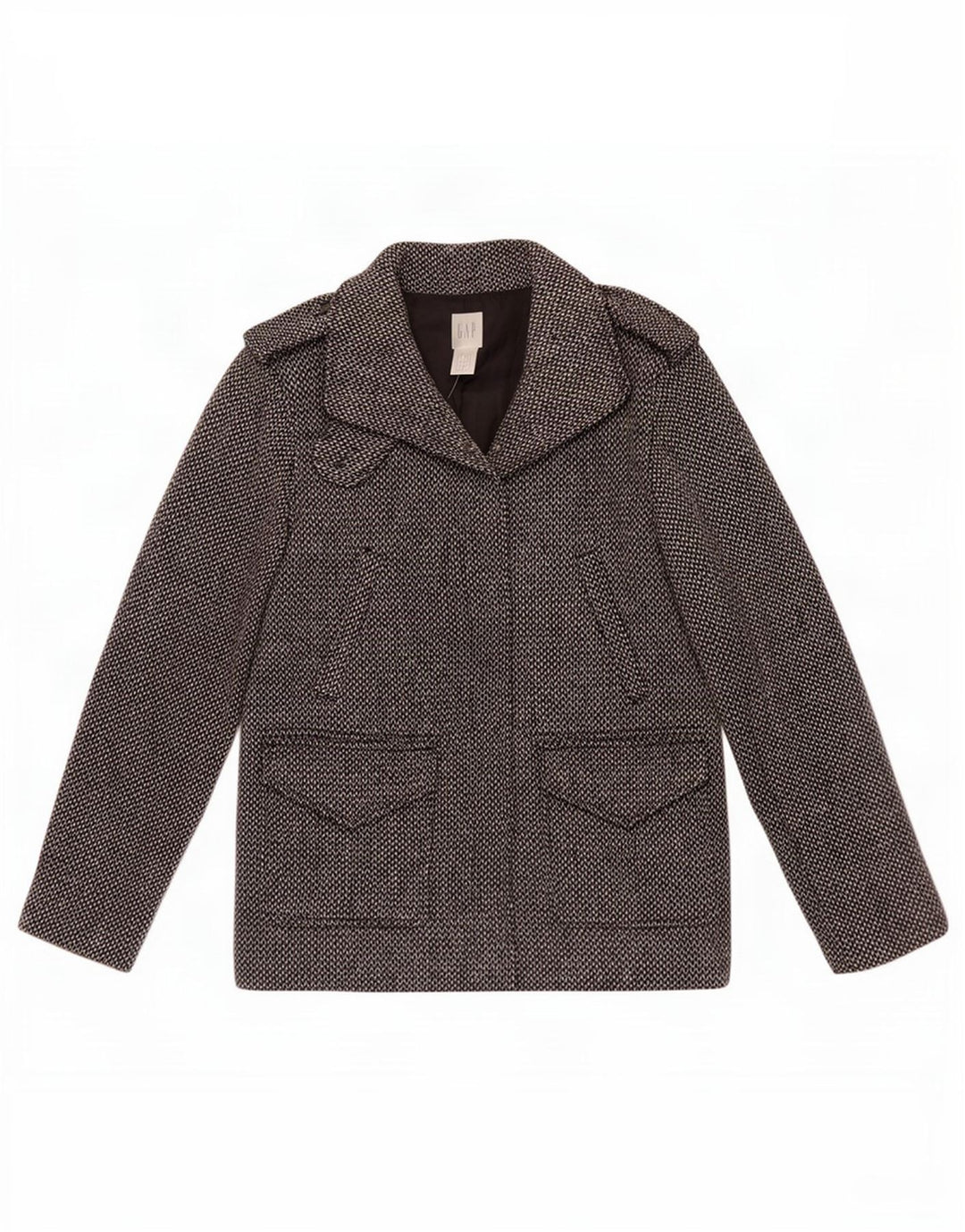 Gap Military Jacket til kvinder UK 12 Medium Sort