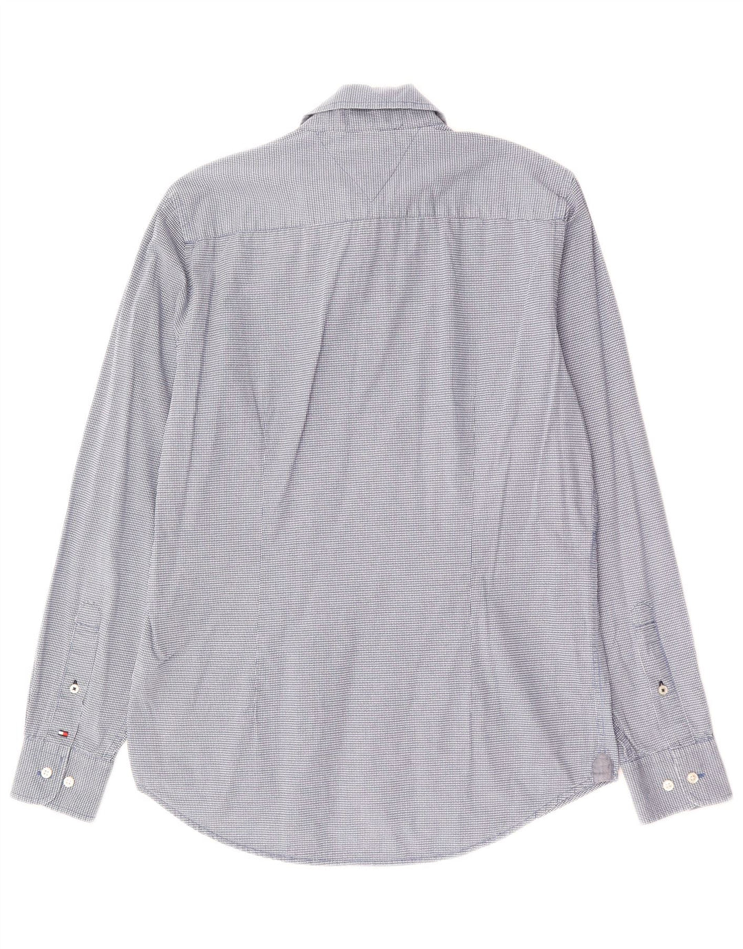 TOMMY BAHAMA Slim Fit skjorte til mænd mellemblå ternet bomuld