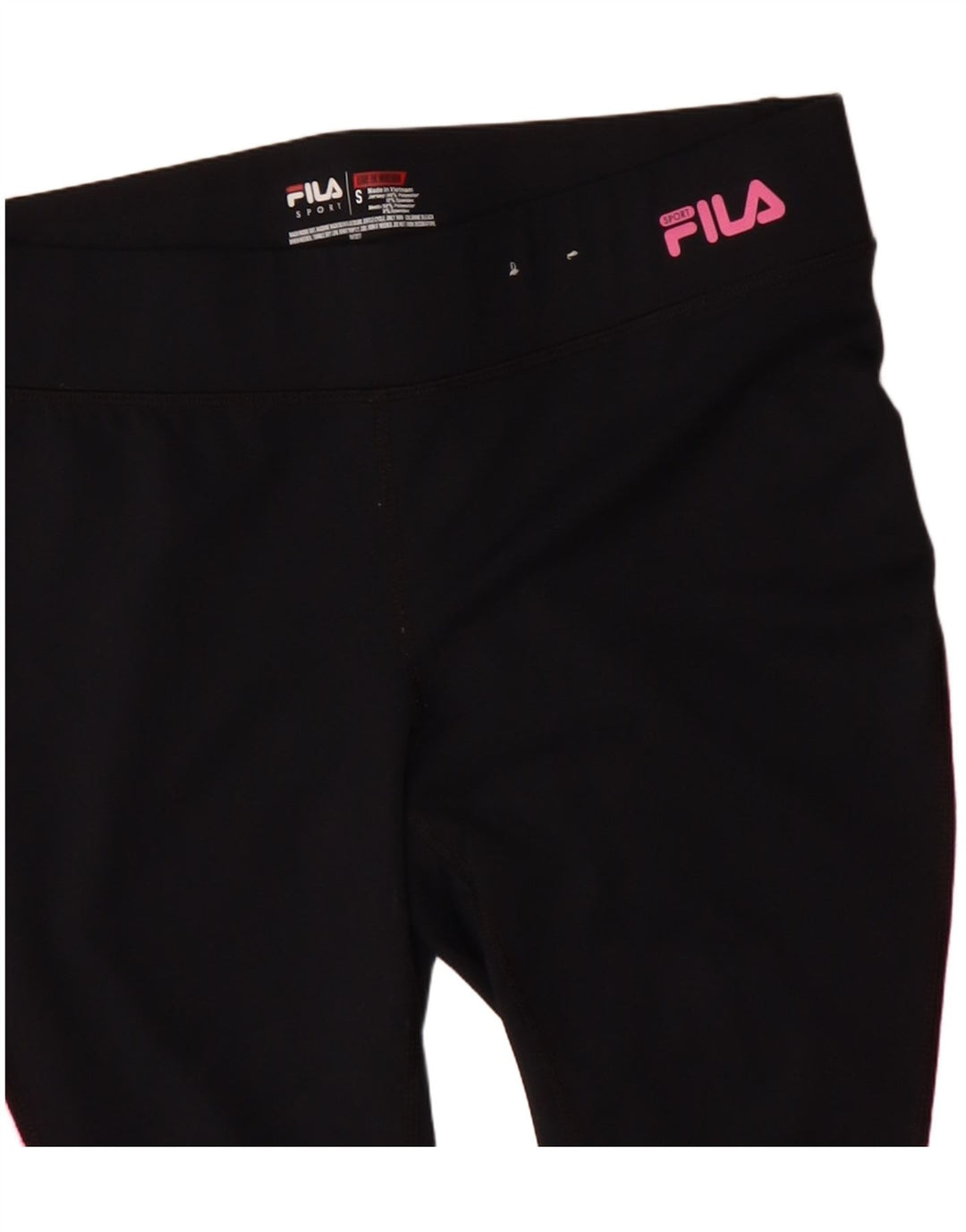 FILA sportsshorts til kvinder UK 10 Small Black Colourblock Polyester