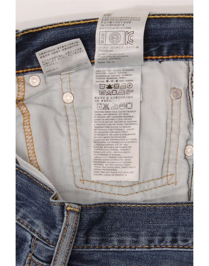 Levi's Herre 511 Slim Jeans W34 L32 Blå Bomuld