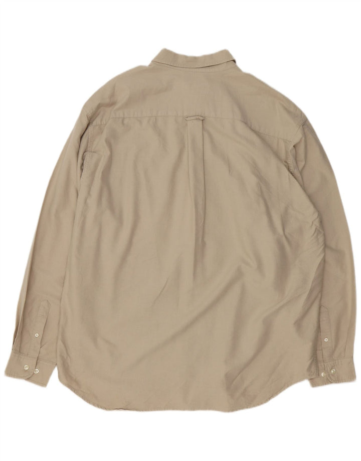 EDDIE BAUER Herreskjorte XL Beige Bomuld