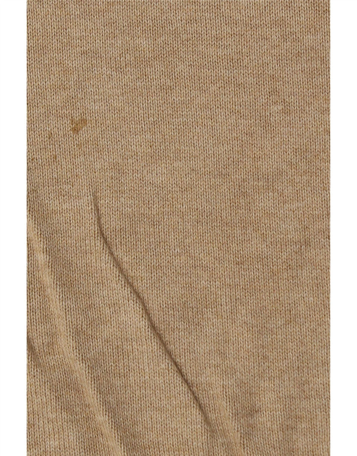 Marks & Spencer Herre Regular Fit V-hals sweater Stor Beige Bomuld