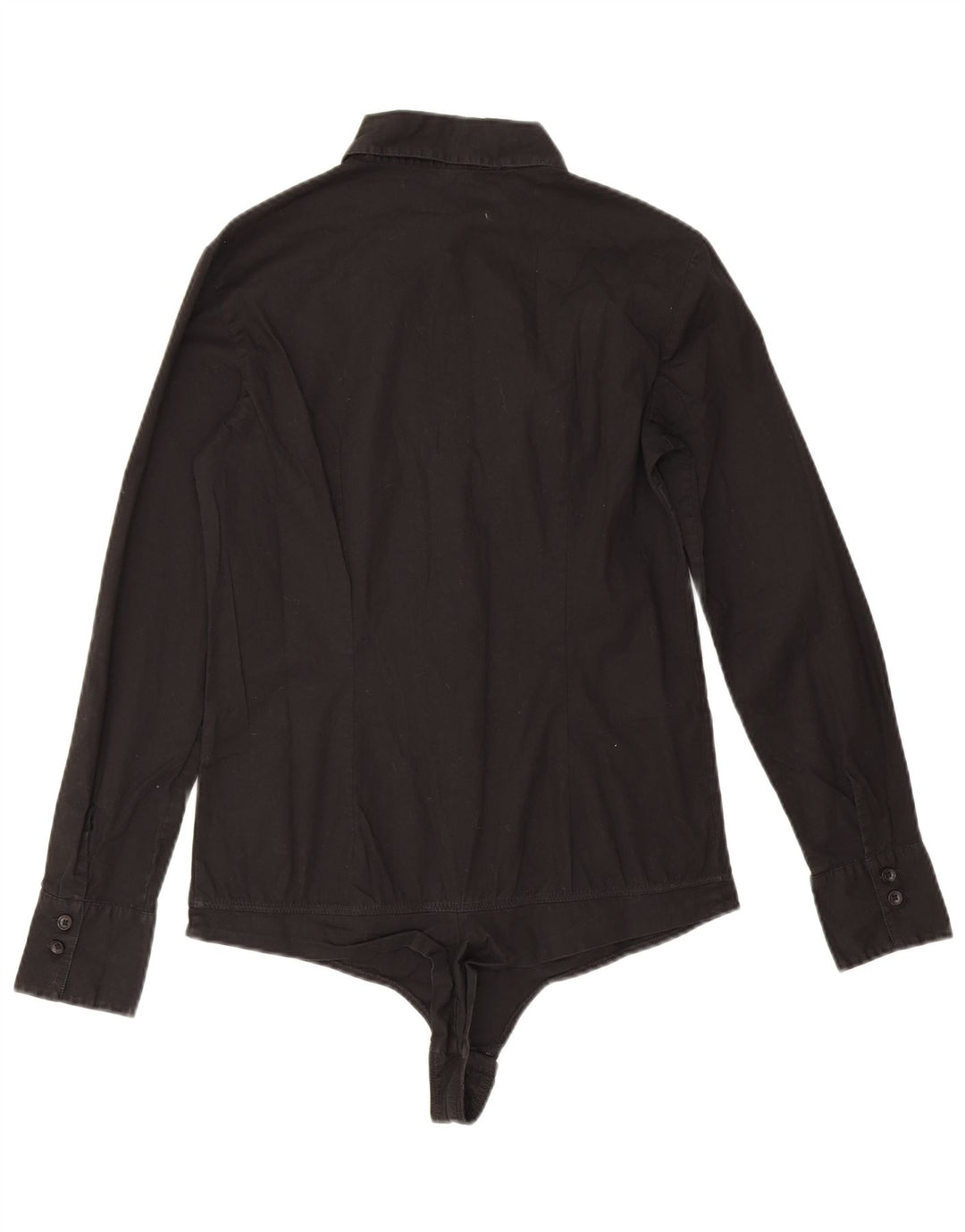 Benetton langærmet skjorte til kvinder Bodysuit UK 12 Medium Sort