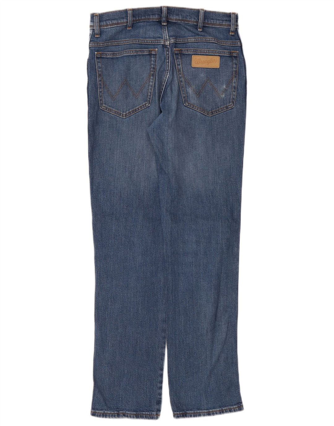 Wrangler Herre Texas Straight Jeans W32 L32 Blå Bomuld