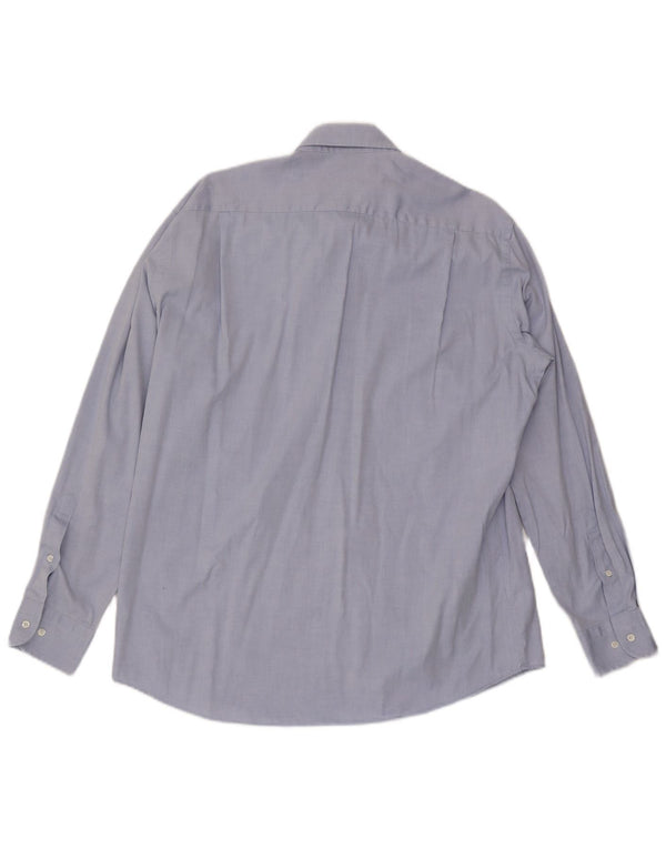 Hugo Boss Mens Shirt Size 42 16 1/2 Large Blue