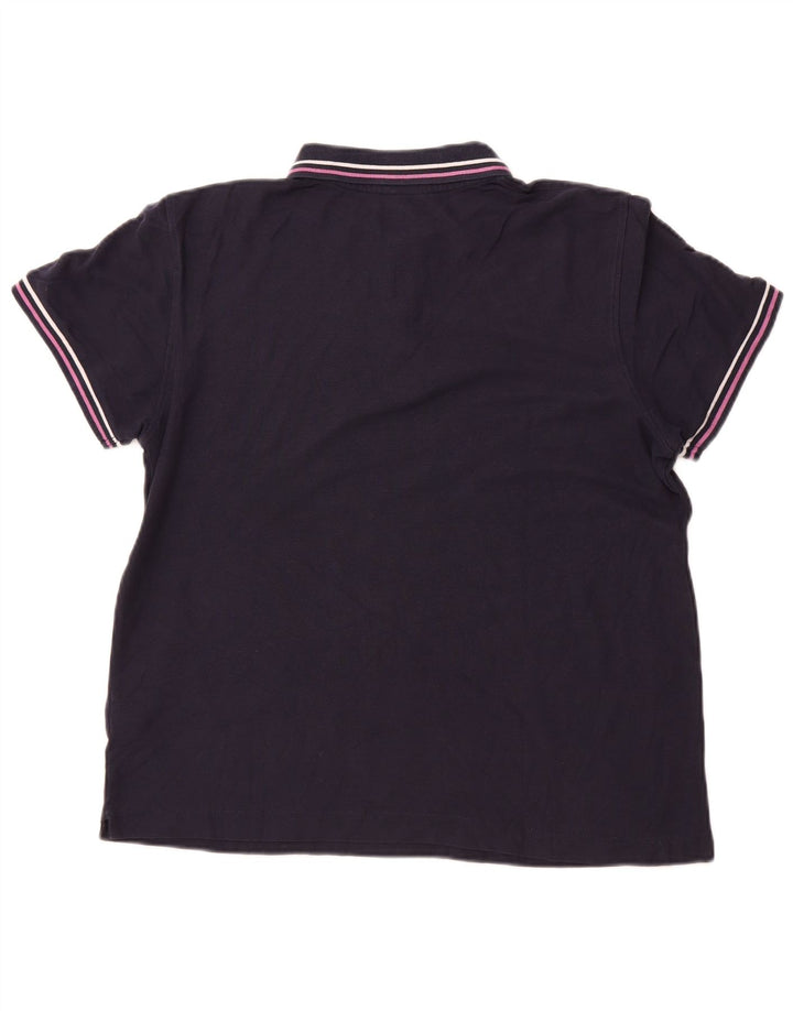 LOTTO Mens Life's Polo Shirt Medium Navy Blue Cotton