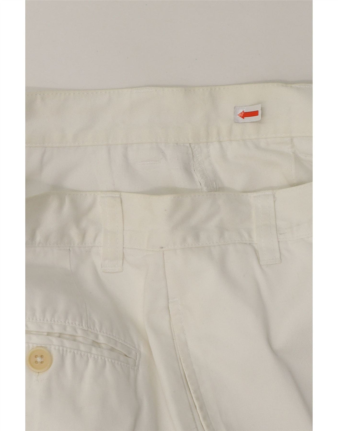 DKNY Womens Chino Shorts US 8 Medium W28  White Cotton Vintage Dkny and Second-Hand Dkny from Messina Hembry 